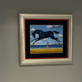 Ucieczka do szczęścia / olej i akryl