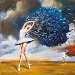 The shape of color blue - Inkografia