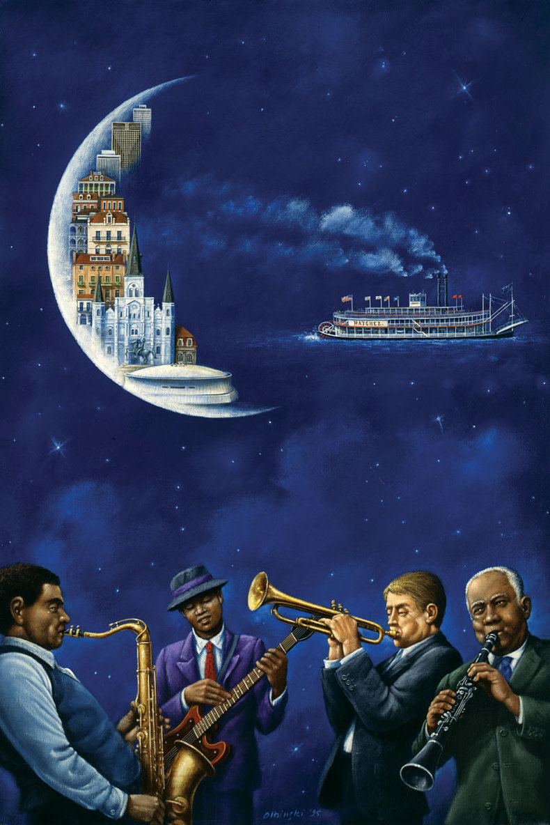 New Orleans the Crescent City II - Inkografia