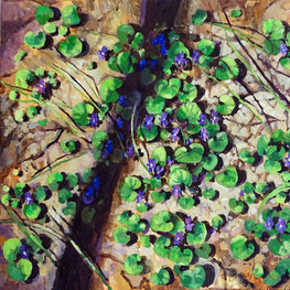 Fiołki Hanki 3 z cyklu Zielnik