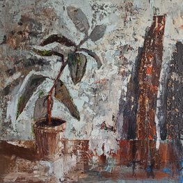 Martwa natura z fikusem