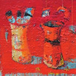 Martwa natura z piórem sójki