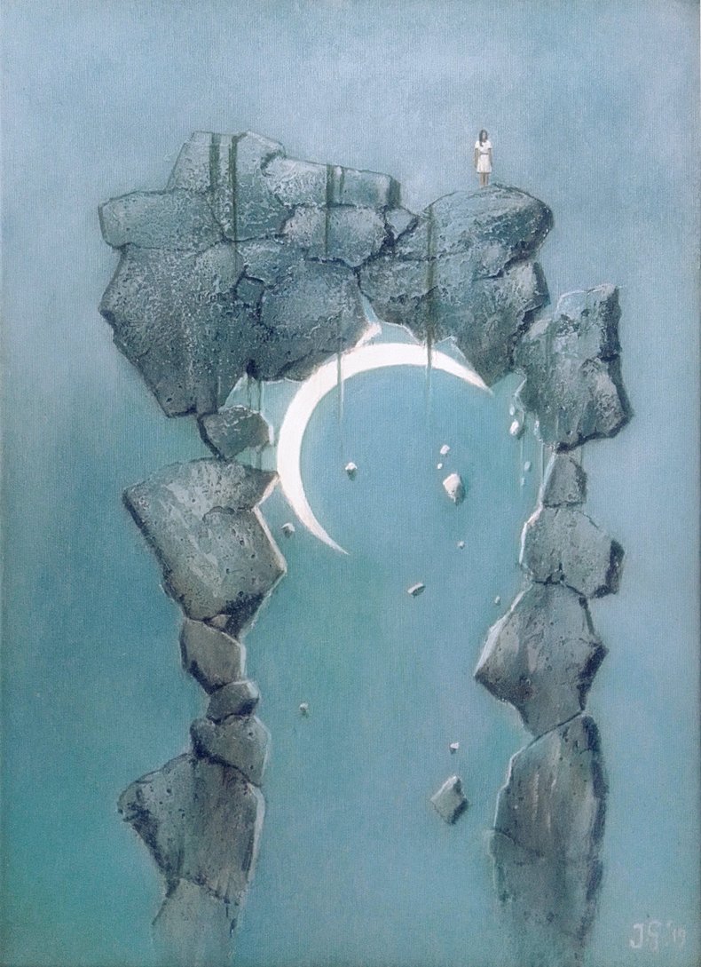 Support - akryl na płótnie