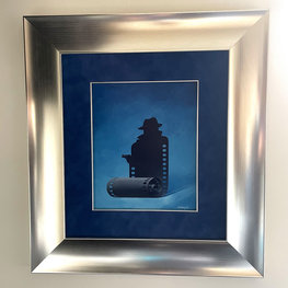 Detective Stories - Book cover - akryl na kartonie