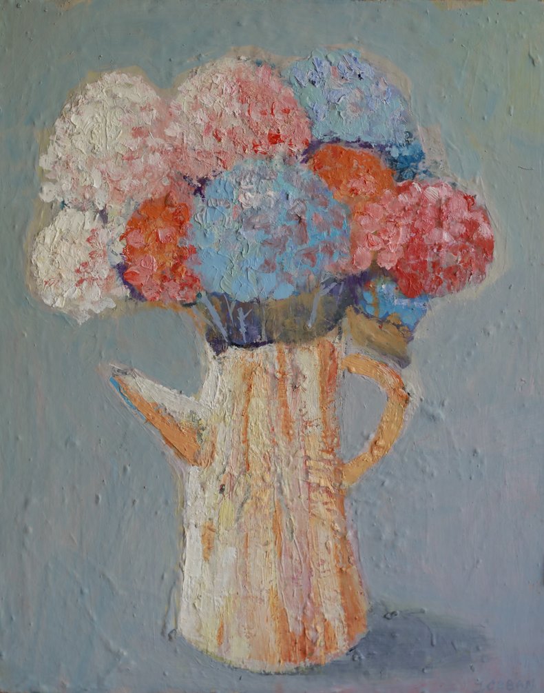 Hortensje w czajniczku 