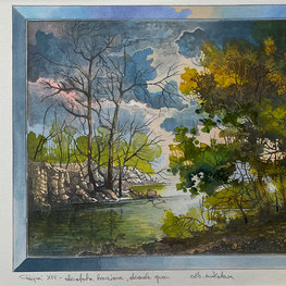 Pejzaż XIV - dyptyk