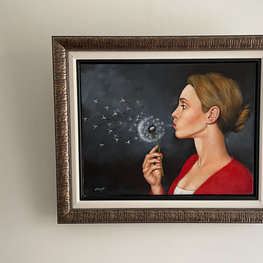 Urodziny Natalii / akryl i olej na płótnie