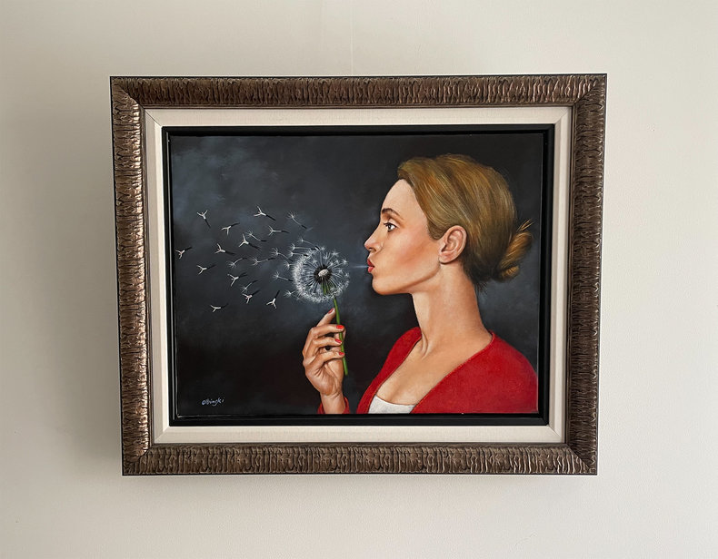 Urodziny Natalii / akryl i olej na płótnie