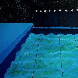 Sufrażystki na basenie