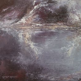 W górach nad stawem