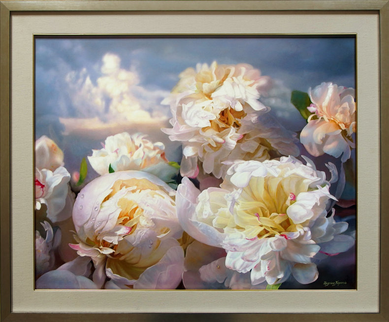 Peonie szaro-błękitne