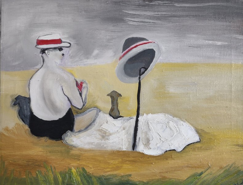 Wakacje, czyli Pan nadwiślański + pies Serotonina