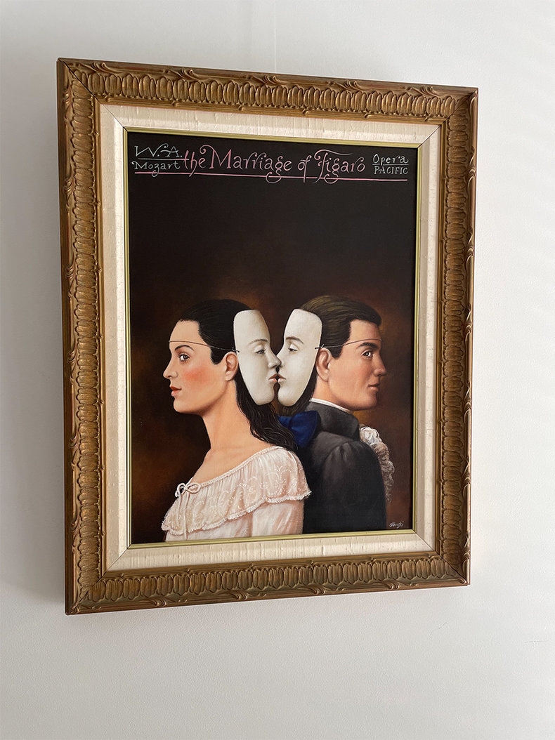 Marriage of Figaro / akryl i olej na płótnie