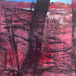 Szkic z dwoma drzewami