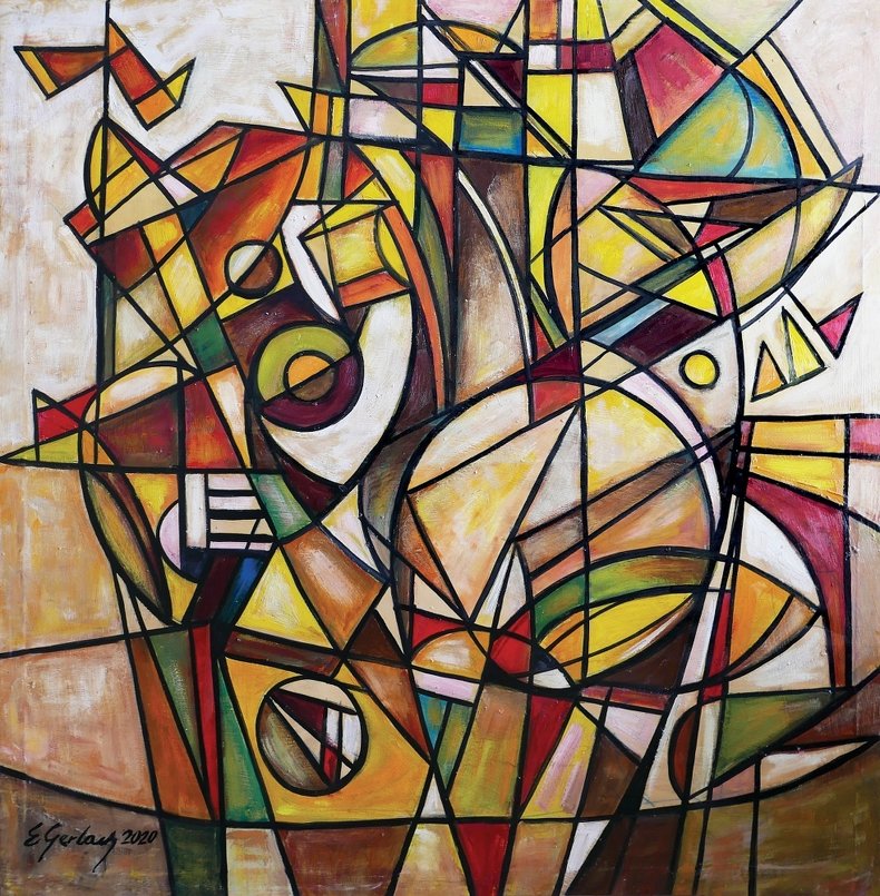 Kompozycja geometryczna - 020