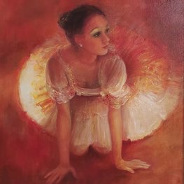 Baletnica w czerwieni