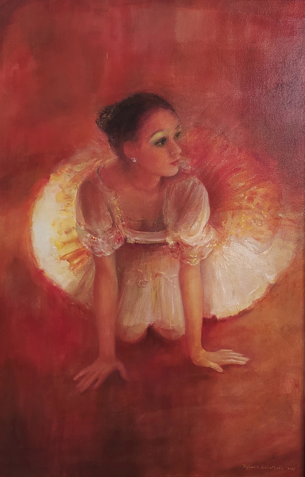 Baletnica w czerwieni