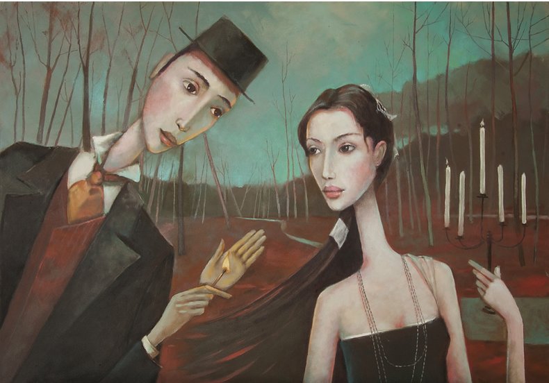 Chłopiec z zapałkami