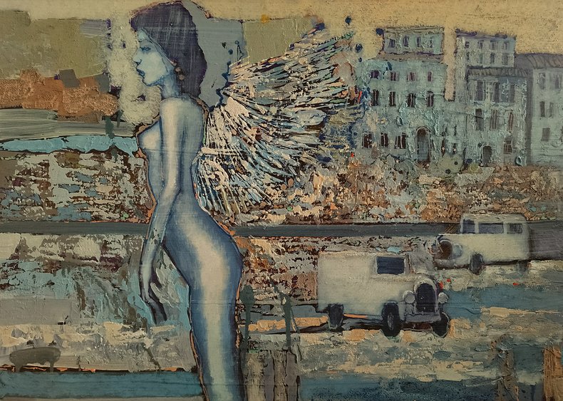 Anioł w błękitach