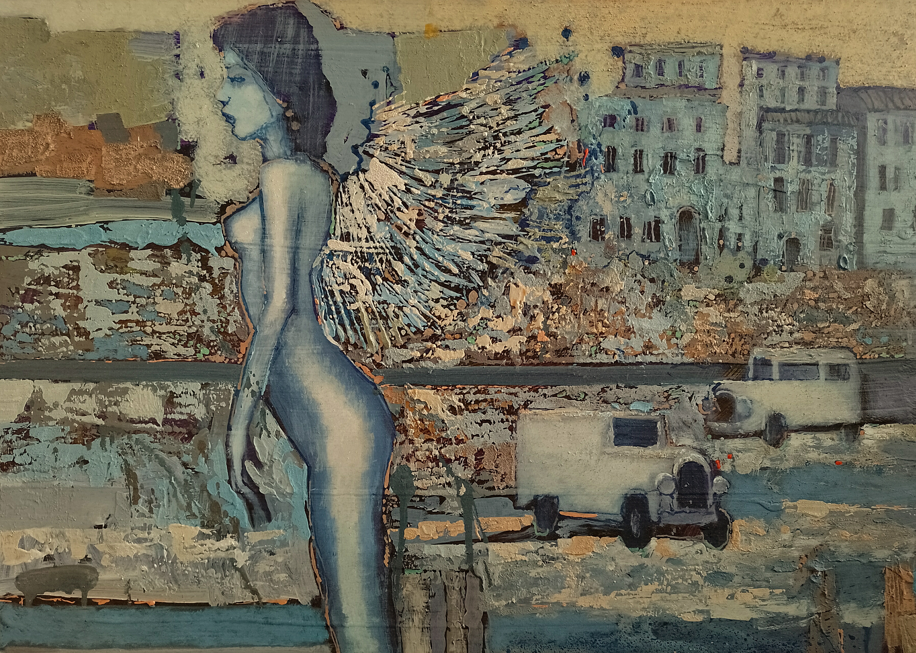 Anioł w błękitach