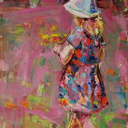 The girl in the hat IV