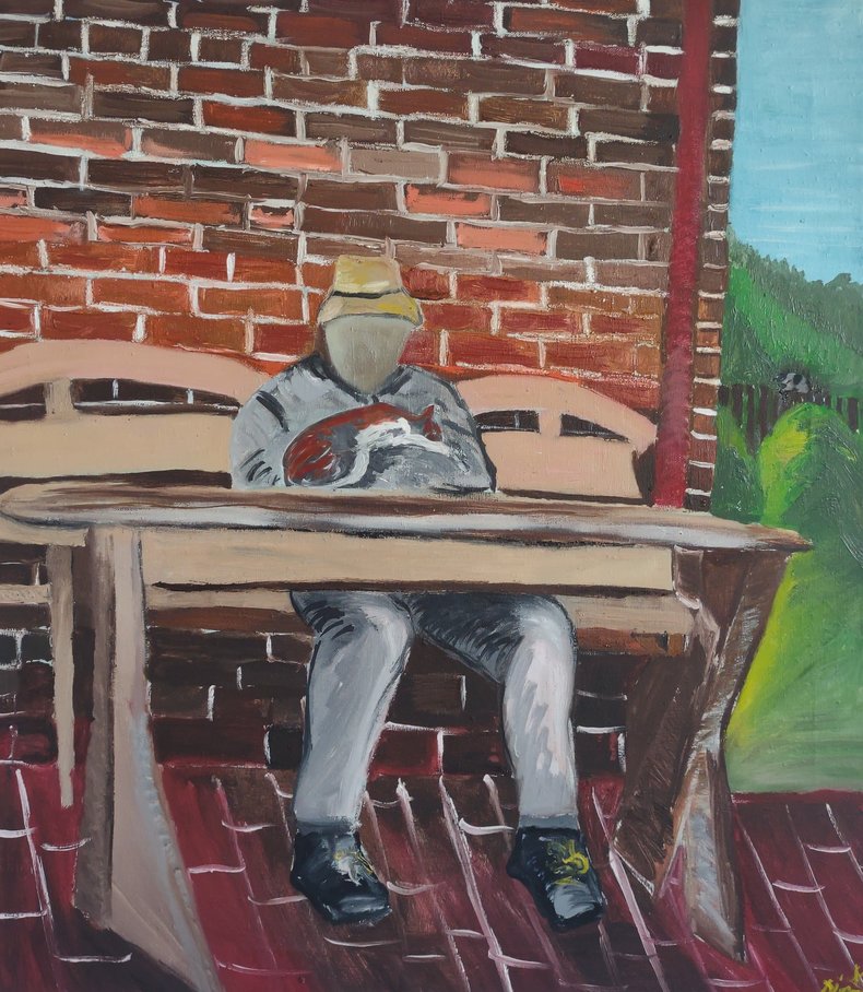 Popołudniowa siesta przed podaniem gołabków