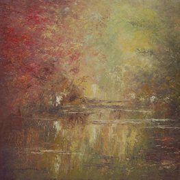 Nad jesiennym stawem