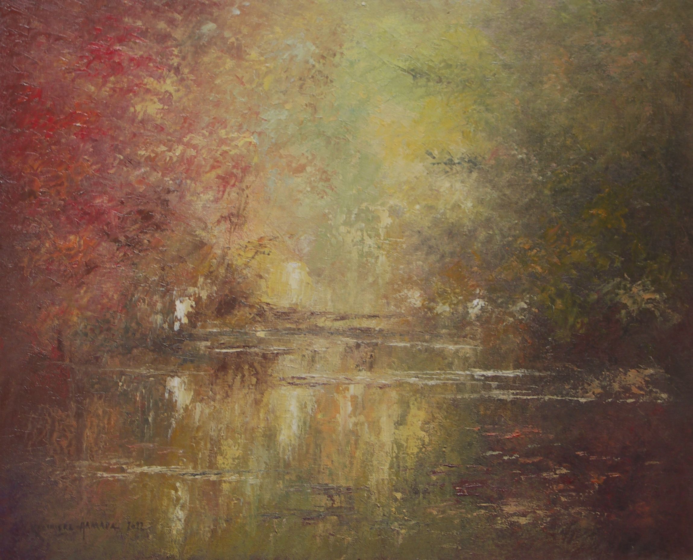 Nad jesiennym stawem