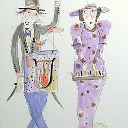 Dziewczyna z kataryniarzem