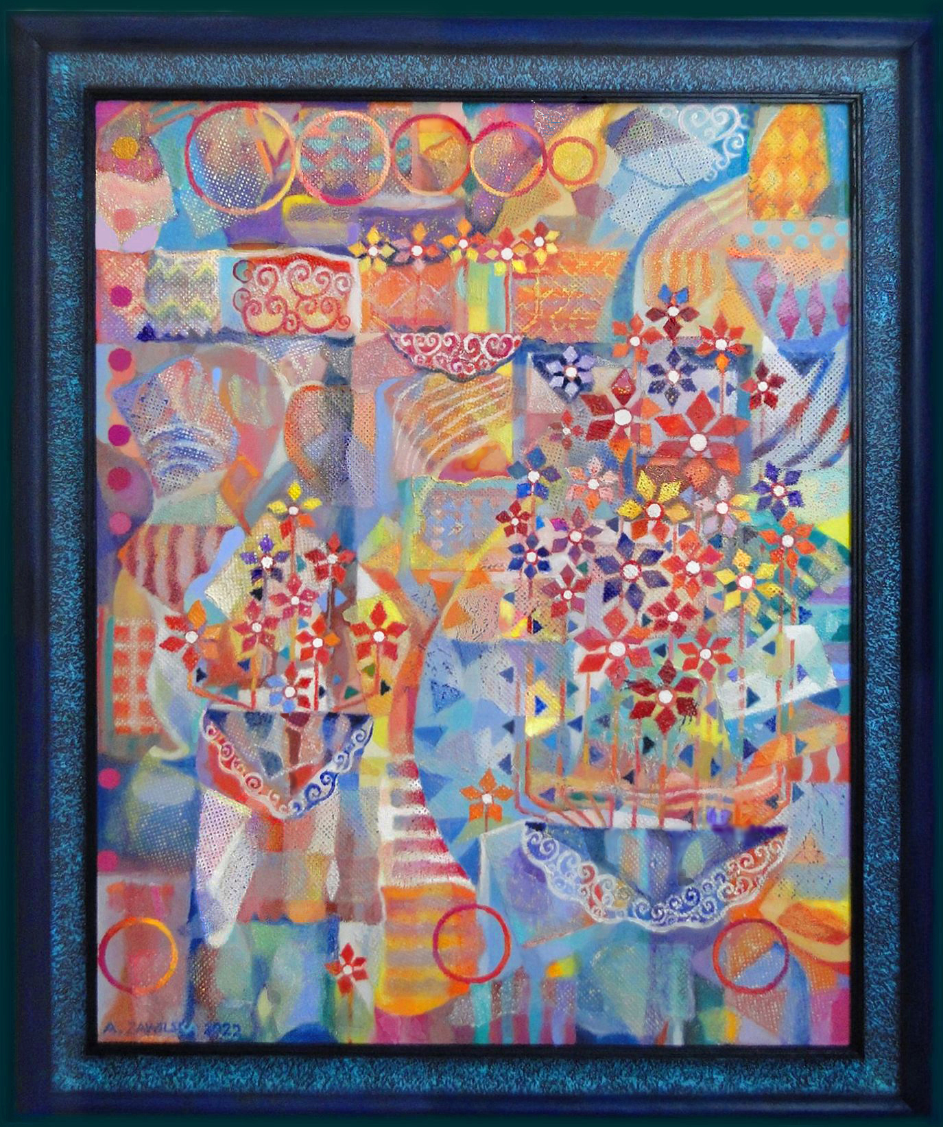 Kompozycja z kwiatuszkami