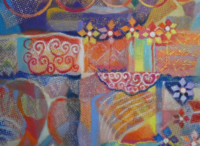 Kompozycja z kwiatuszkami