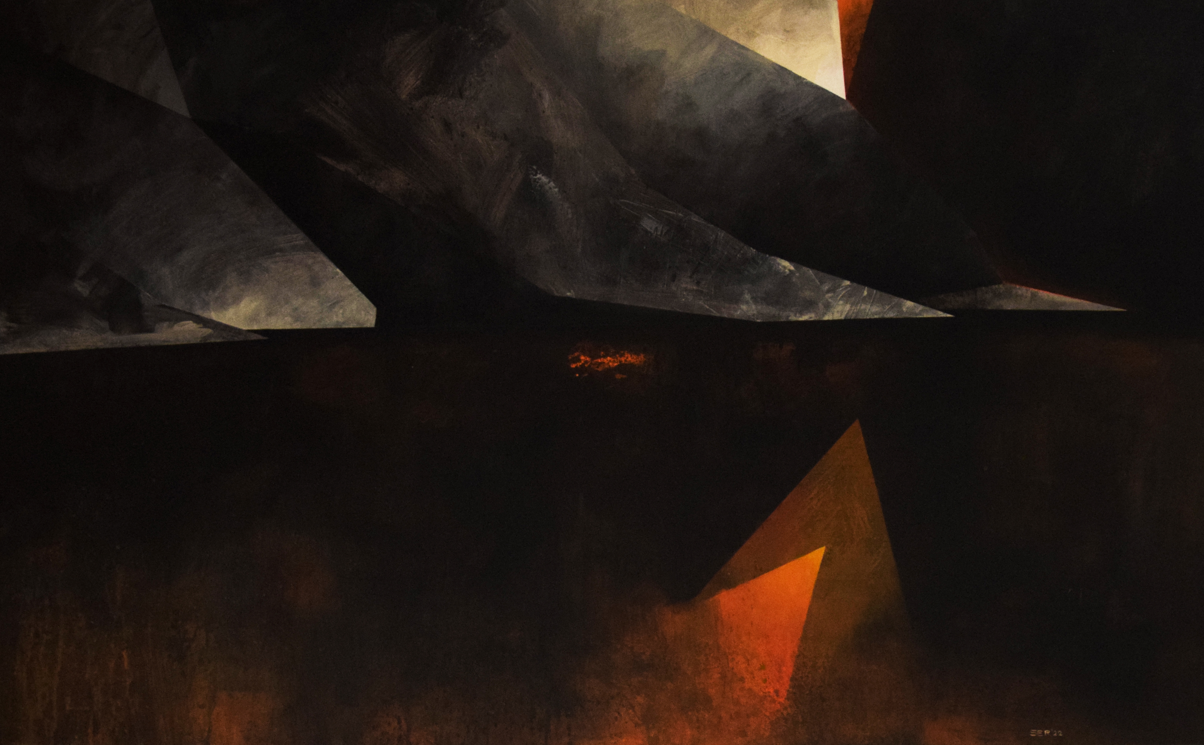 Czarny Staw pod Rysami - zachód słońca