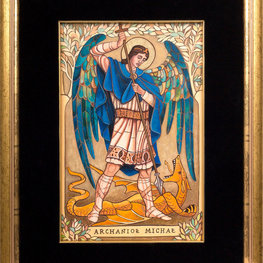 Archanioł Michał ze smokiem