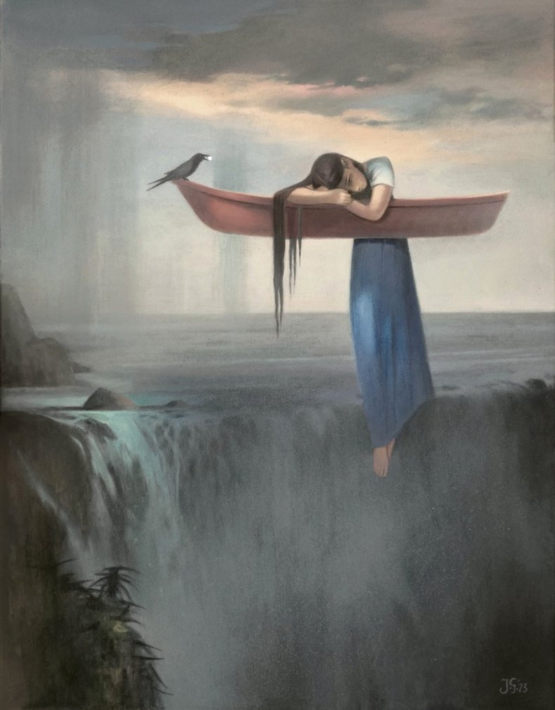 Nostalgia - akryl na płótnie