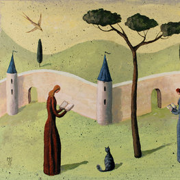 Italianica (szkic do obrazu)