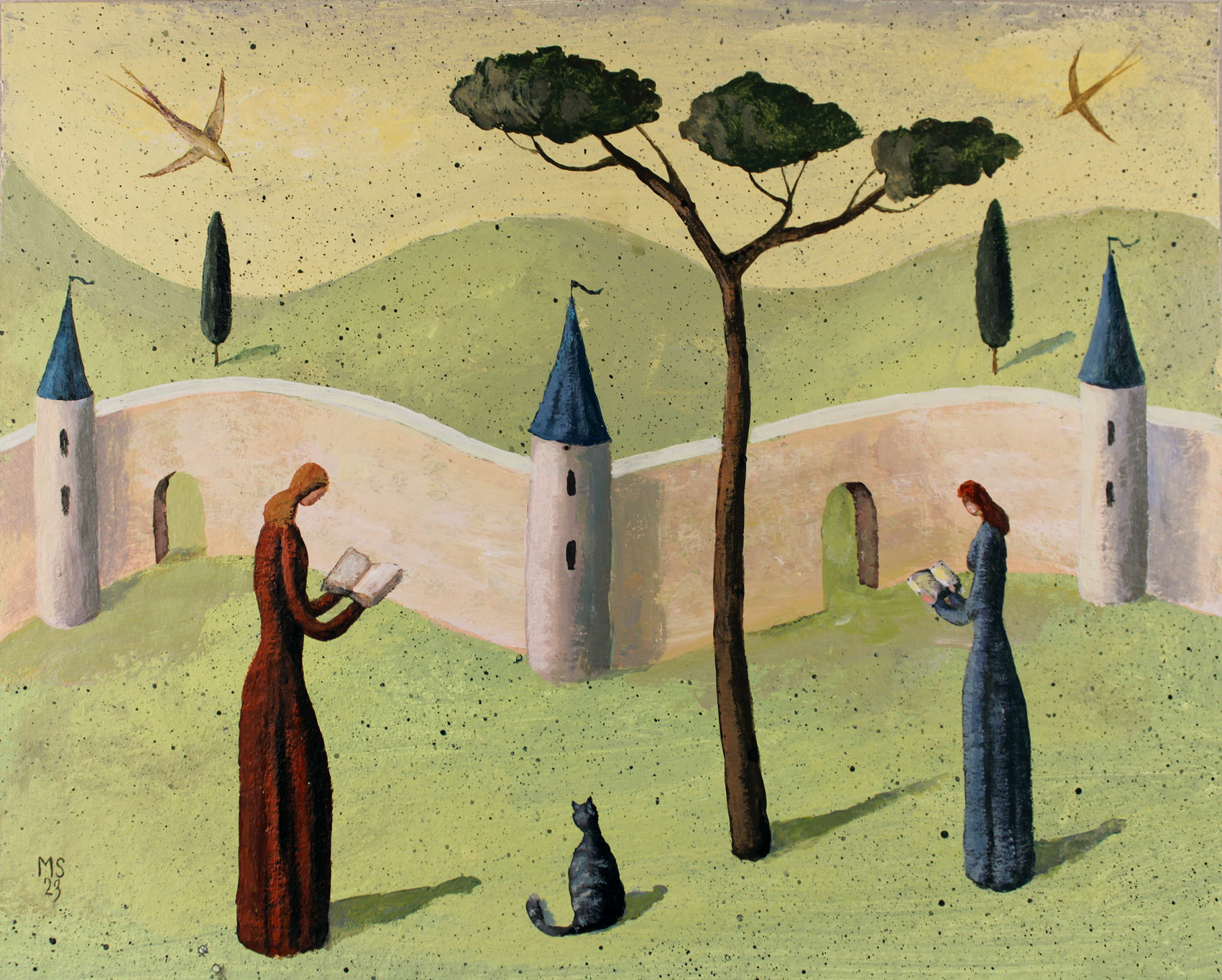 Italianica (szkic do obrazu)