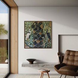 Biała czapla, czarna czapla