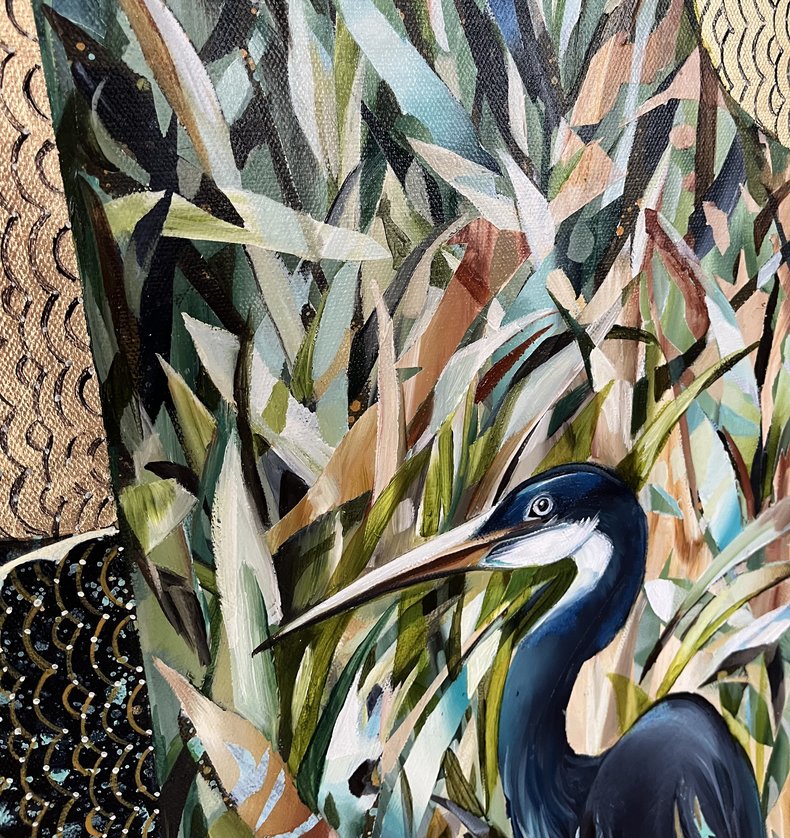 Biała czapla, czarna czapla