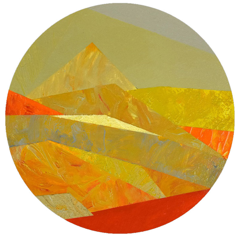 Wielki Staw Polski - zachód słońca