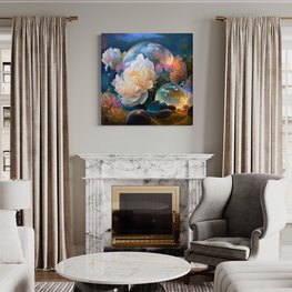 Peonia i kryształowa kula