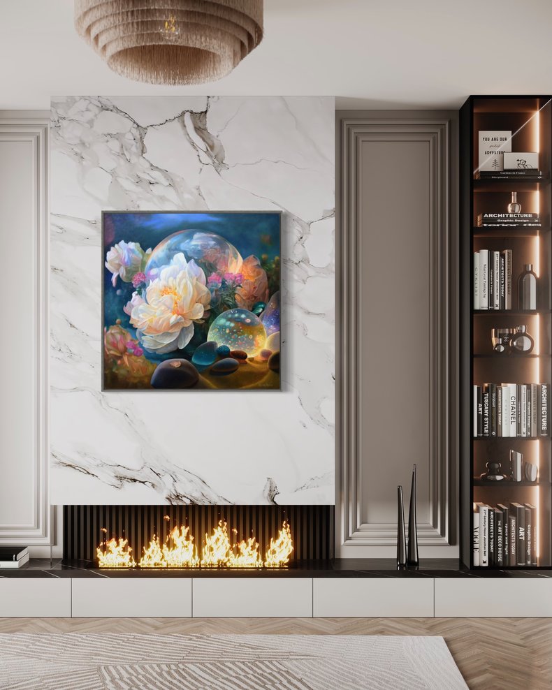 Peonia i kryształowa kula