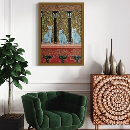 Obserwatorzy 2 - Trzy niebieskie koty w czerwonych obrożach