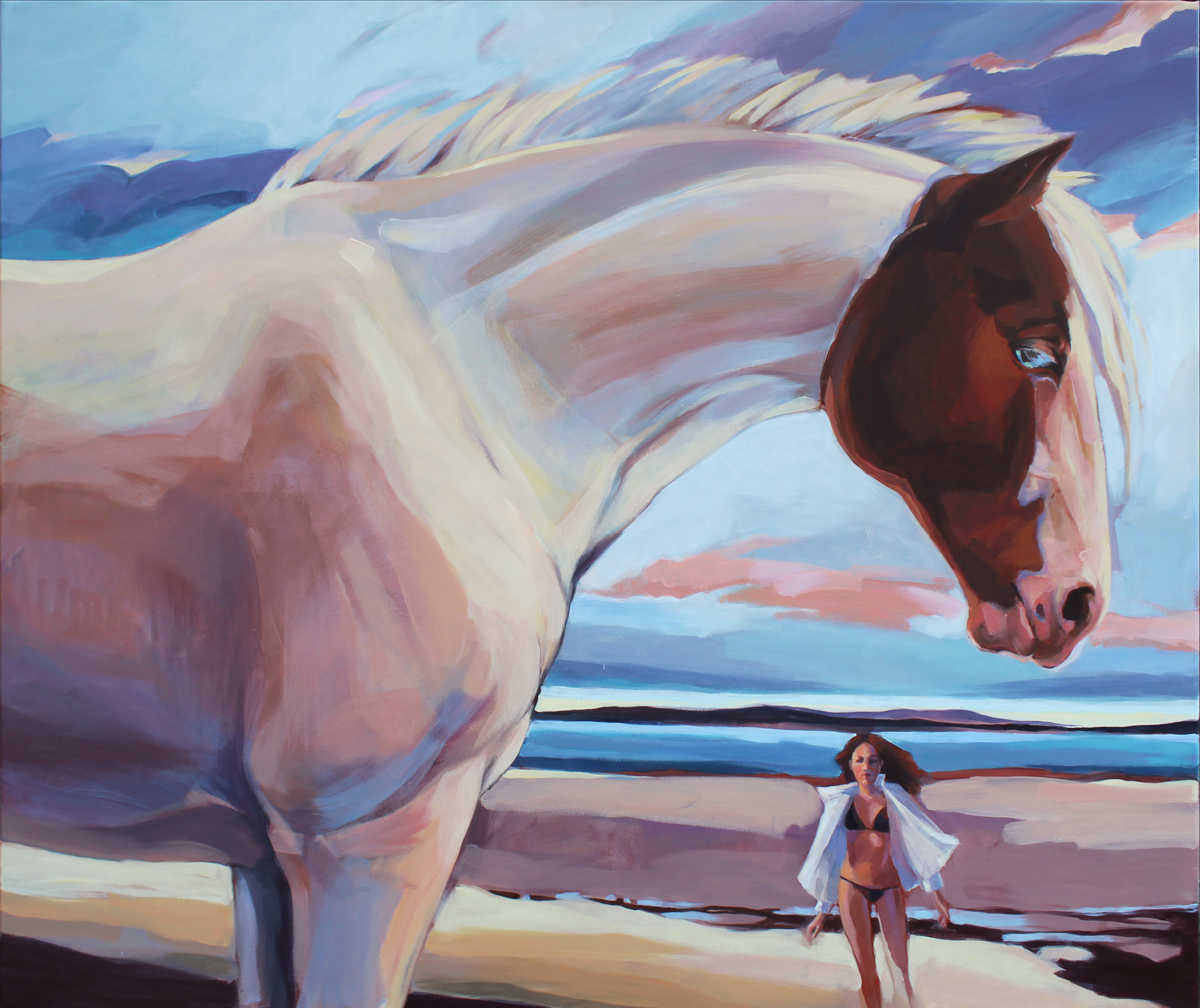 Dziewczyna na plaży 