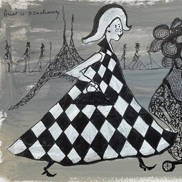 Anioł w szachownicę