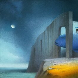 Waiting for the rain