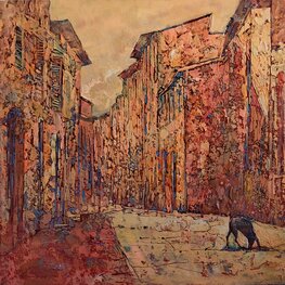 Alone in the town - afternoon dream