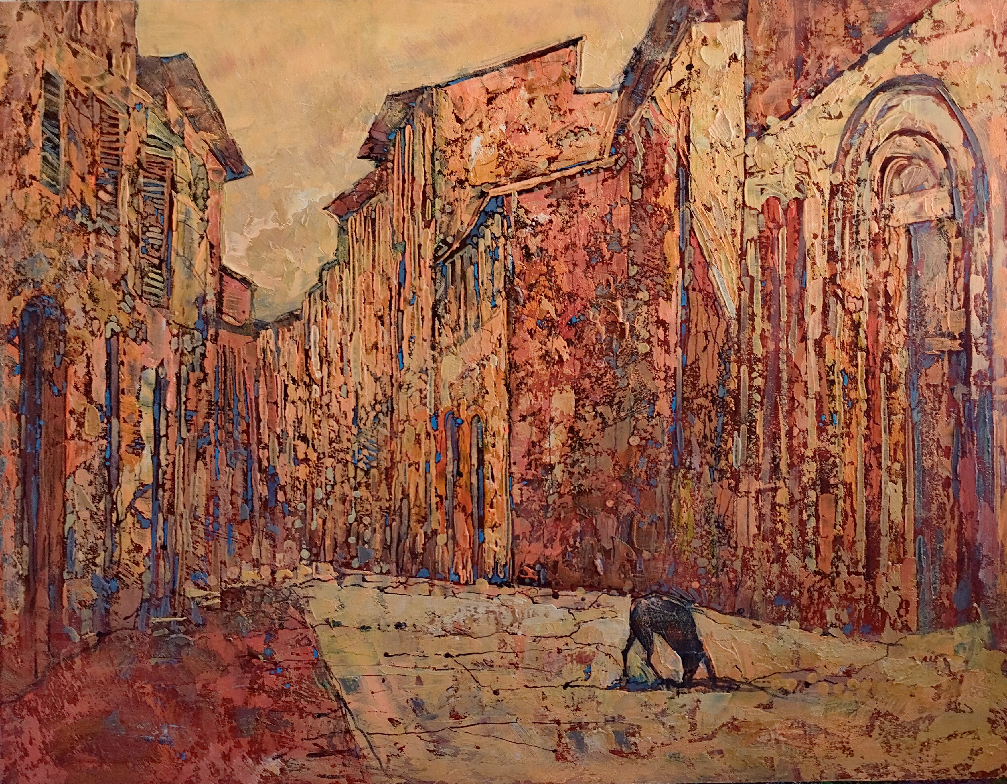 Alone in the town - afternoon dream