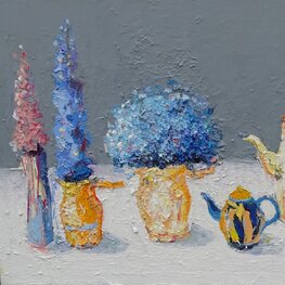 Imbryczki wśród bukietów