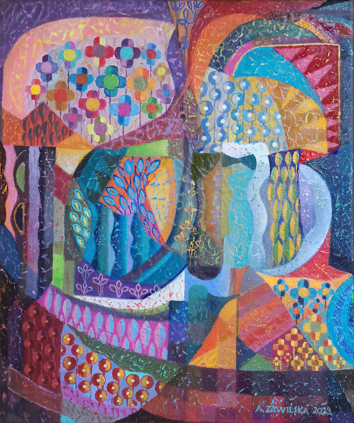 Kompozycja z kwiatuszkami