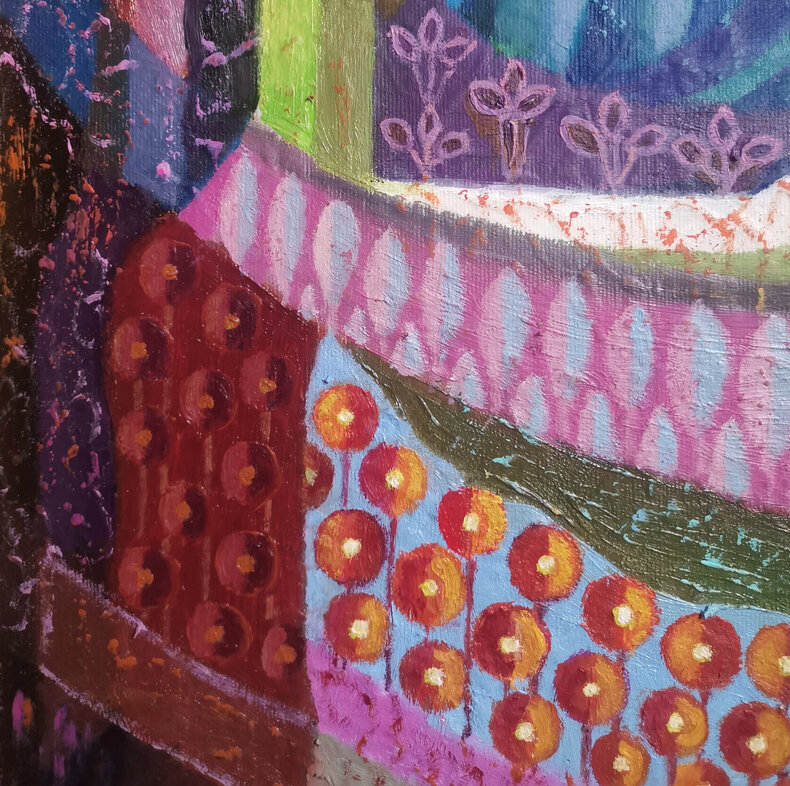 Kompozycja z kwiatuszkami